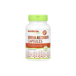NutriBiotic, Immunity, Ascorbato de sodio, 100 cápsulas veganas