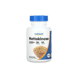 Nutricost, Natokinasa, 2000 UF, 120 cápsulas