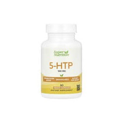 Super Nutrition, 5-HTP, 100 mg, 60 Veggie Capsules