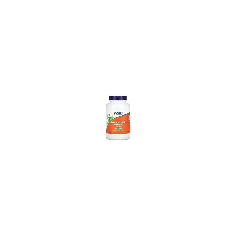 NOW Foods, Bayas de palma enana americana, 550mg, 250cápsulas vegetales
