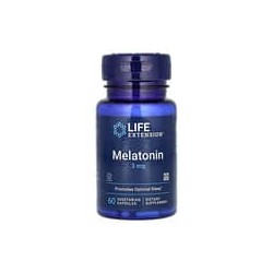Life Extension, Melatonina, 3mg, 60cápsulas vegetales