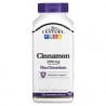 21st Century, Canela con cromo, 2000 mg, 120 cápsulas vegetales (500 mg por cápsula)