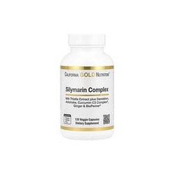 California Gold Nutrition, Complejo de silimarina, Con extracto de cardo mariano, diente de león, alcachofa, CurcuminC3Complex®,