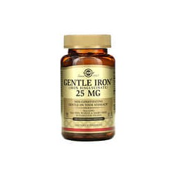 Solgar, Hierro suave, 25 mg, 180 cápsulas vegetales