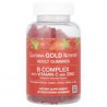 California Gold Nutrition, Gomitas con complejo de vitaminasB, vitaminaC y zinc, Sabor natural a fresa, 90gomitas vegetales