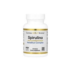 California Gold Nutrition, Espirulina con complejoAstaBlue, 60comprimidos