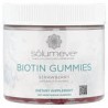 Solumeve, Gomitas con biotina, Sin gelatina, Fresa, 100gomitas vegetales
