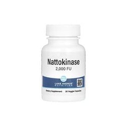 Lake Avenue Nutrition, Natoquinasa, Enzima proteolítica, 2000UF, 30cápsulas vegetales