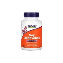 NOW Foods, Isoflavonas de soya, 120 cápsulas vegetales