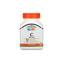 21st Century, C, 500mg, 110comprimidos