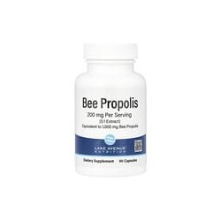 Lake Avenue Nutrition, Propóleo de abeja, 1000mg, 90cápsulas vegetales