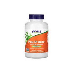 NOW Foods, Lapacho rosado, 1000mg, 250cápsulas vegetales (500mg por cápsula)