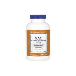 The Vitamin Shoppe, NAC, 600 mg, 200 cápsulas