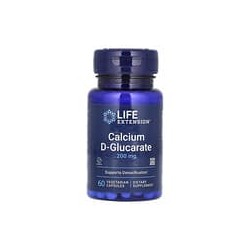 Life Extension, D-glucarato de calcio, 200mg, 60cápsulas vegetales