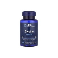 Life Extension, Glicina, 1000mg, 100cápsulas vegetales