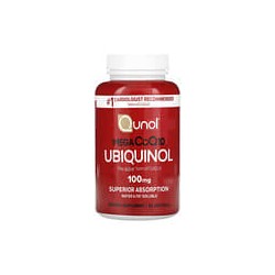 Qunol, Ubiquinol, Mega CoQ10, 100mg, 60cápsulas blandas