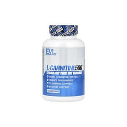 EVLution Nutrition, L-Carnitine500®, Suplemento de L-carnitina, 500mg, 120cápsulas