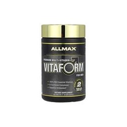 ALLMAX, Vitaform, Suplemento multivitamínico prémium para hombres, 60comprimidos