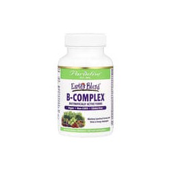Paradise Herbs, Earth's Blend, Complejo B con vitamina C de Nature's, 60 cápsulas vegetales