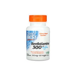 Doctor's Best, Benfotiamina con BenfoPure, 300mg, 60cápsulas vegetales