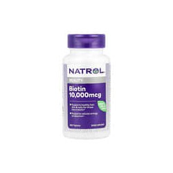 Natrol, Biotina, Concentración máxima, 10.000mcg, 200comprimidos