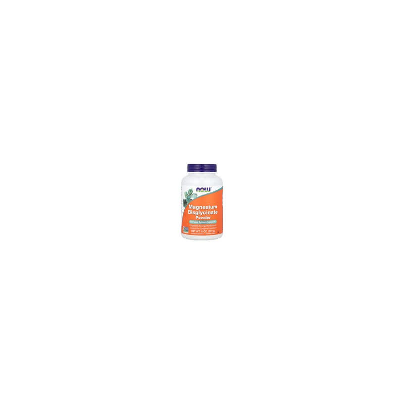 NOW Foods, Bisglicinato de magnesio en polvo, 227g (8oz)
