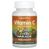 NaturesPlus, Source of Life, Animal Parade, Vitamina C, Sabor natural a zumo de naranja, 90 comprimidos con forma de animal