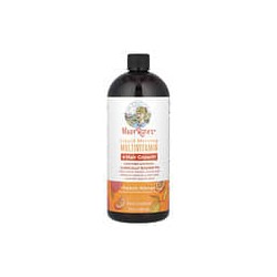 MaryRuth's, Suplemento multivitamínico matutino líquido para favorecer el crecimiento del cabello, Melocotón y mango, 887 ml (30