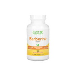 Super Nutrition, Clorhidrato de berberina, 500mg, 120cápsulas vegetales