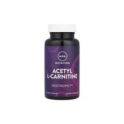 MRM Nutrition, Nutrition, Acetil L-carnitina, 60cápsulas veganas