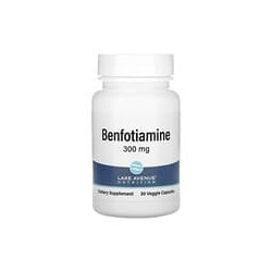 Lake Avenue Nutrition, Benfotiamina, 300mg, 30cápsulas vegetales
