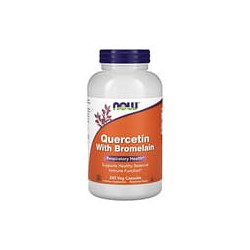 NOW Foods, Quercetina con bromelaína, 240cápsulas vegetales