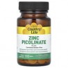 Country Life, Picolinato de zinc, 25 mg, 100 comprimidos