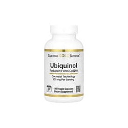 California Gold Nutrition, Ubiquinol, CoQ10 en forma reducida, 120cápsulas vegetales