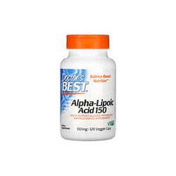 Doctor's Best, Ácido alfa-lipoico 150, 150 mg, 120 cápsulas vegetales
