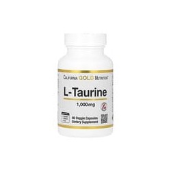 California Gold Nutrition, L-taurina, AjiPure, 1000mg, 60cápsulas vegetales