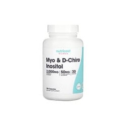 Nutricost, Mujeres, Myo & D-Chiro Inositol`` 120 cápsulas