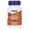 NOW Foods, Vitamina D3, Alta potencia, 5000 UI, 30 cápsulas blandas