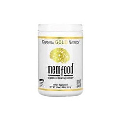 California Gold Nutrition, MEMFood, Refuerzo para la memoria y la cognición, 510g (1,12lb)