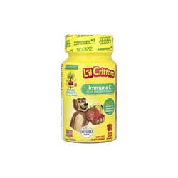 L'il Critters, ImmuneC, Refuerzo para el sistema inmunitario con vitaminaC, zinc y vitaminaD, 60gomitas