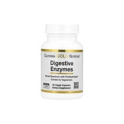 California Gold Nutrition, Enzimas digestivas, De amplio espectro, 90cápsulas vegetales