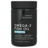 Sports Research, Aceite de pescado con omega-3, Triple concentración, 120cápsulas blandas