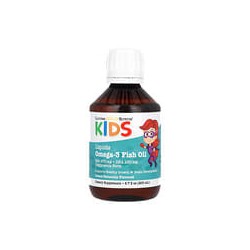 California Gold Nutrition, Kids, Aceite de pescado noruego con omega-3 para niños, Sabor natural a limón, 200ml (6,7oz.líq.)