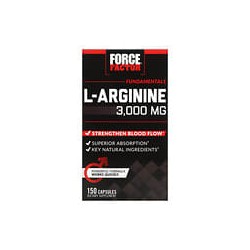Force Factor, L-arginina, 3000mg, 150cápsulas (600mg por cápsula)