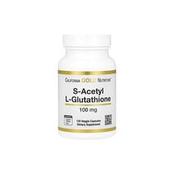 California Gold Nutrition, S-acetil-L-glutatión, 100mg, 120cápsulas vegetales