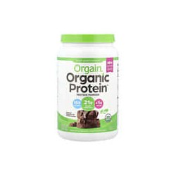 Orgain, Proteína orgánica en polvo, A base de plantas, Dulce de chocolate cremoso, 920 g (2,03 lb)