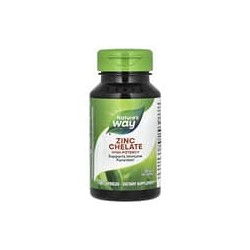 Nature's Way, Quelato de zinc, 30 mg, 100 cápsulas