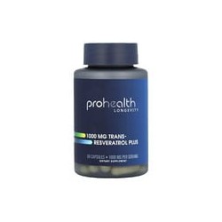 ProHealth Longevity, Trans-resveratrol plus, 1000mg, 60cápsulas (500mg por cápsula)