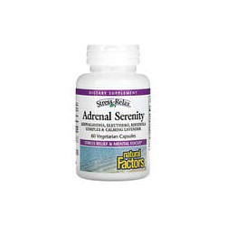 Natural Factors, Stress-Relax, Serenidad suprarrenal, 60 cápsulas vegetales