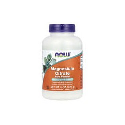 NOW Foods, Citrato de magnesio puro en polvo, 227g (8oz)
